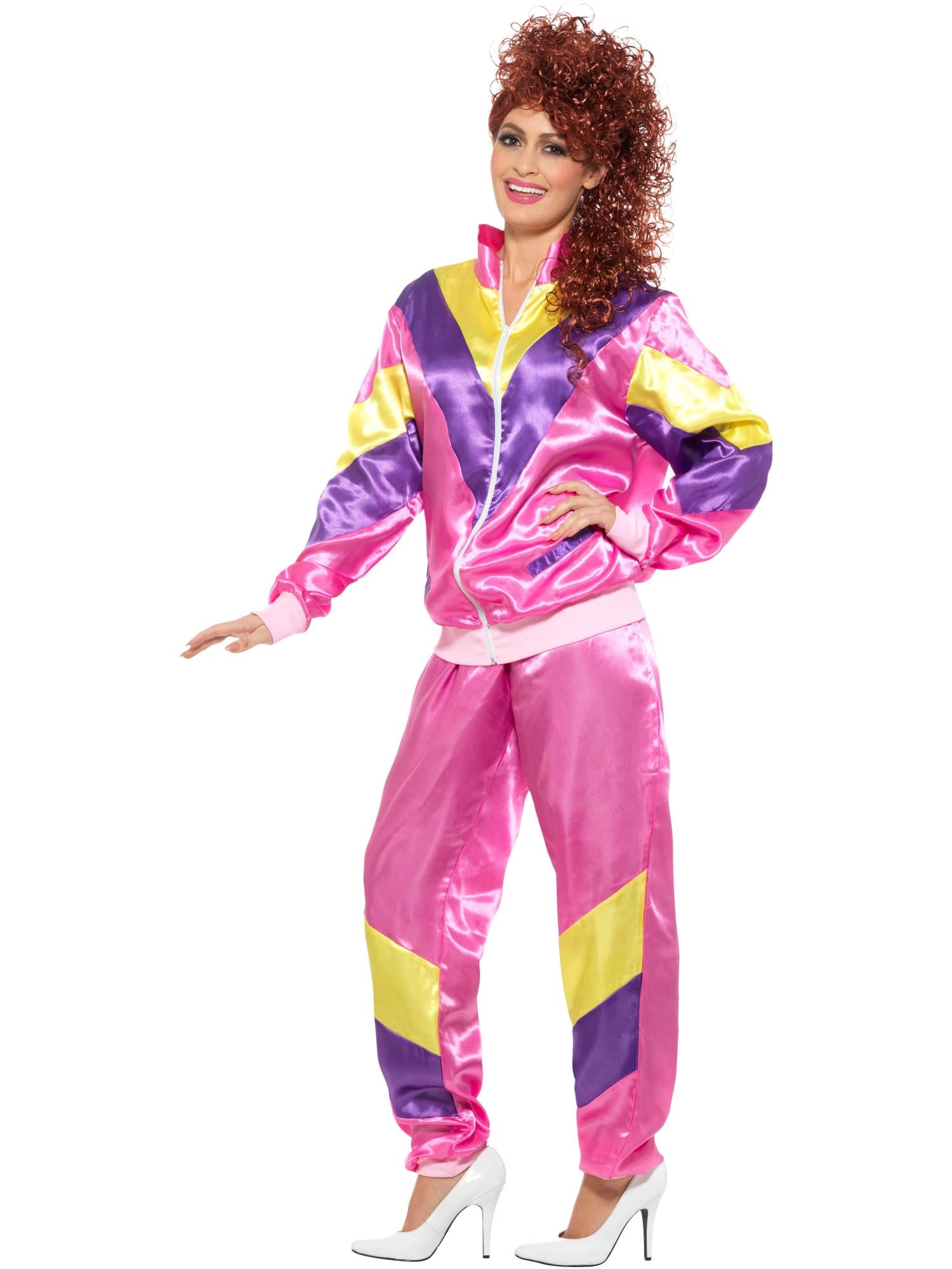 smiffys-80s-shell-suit-kost-m-pink-damen-gr-s image 3