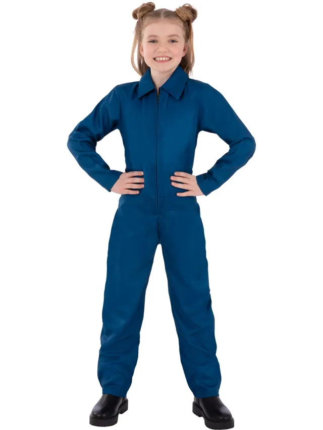 smiffys-fever-boiler-suit-overall-kinder-navy-4-14-j image 1