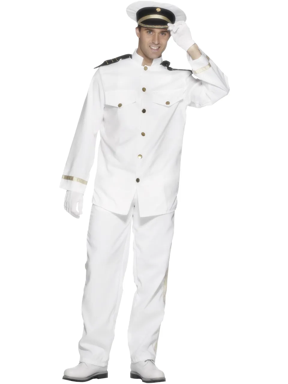 smiffys-fever-captain-herrenkost-m-wei-4-tlg-gr-m image 1