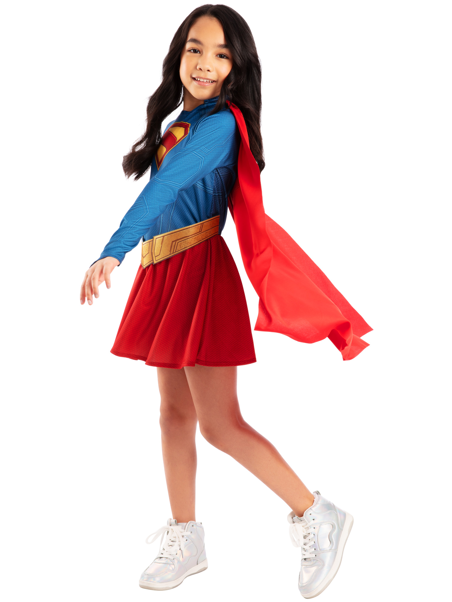 rubies-supergirl-movie-kost-m-klassisch-kleid-mit-cape image 7