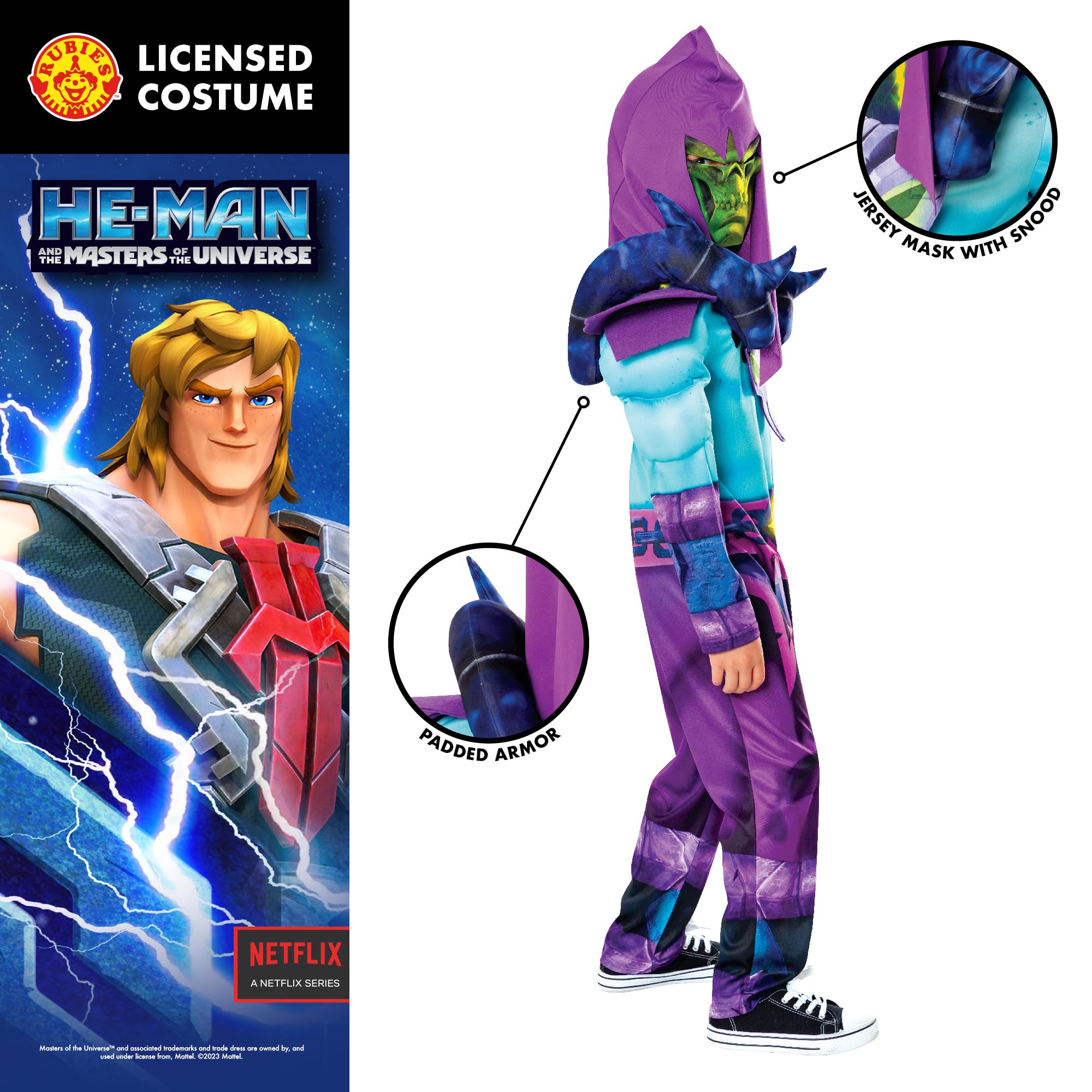 rubie-s-deluxe-masters-skeletor-kinderkost-m-7-8-jahre image 3