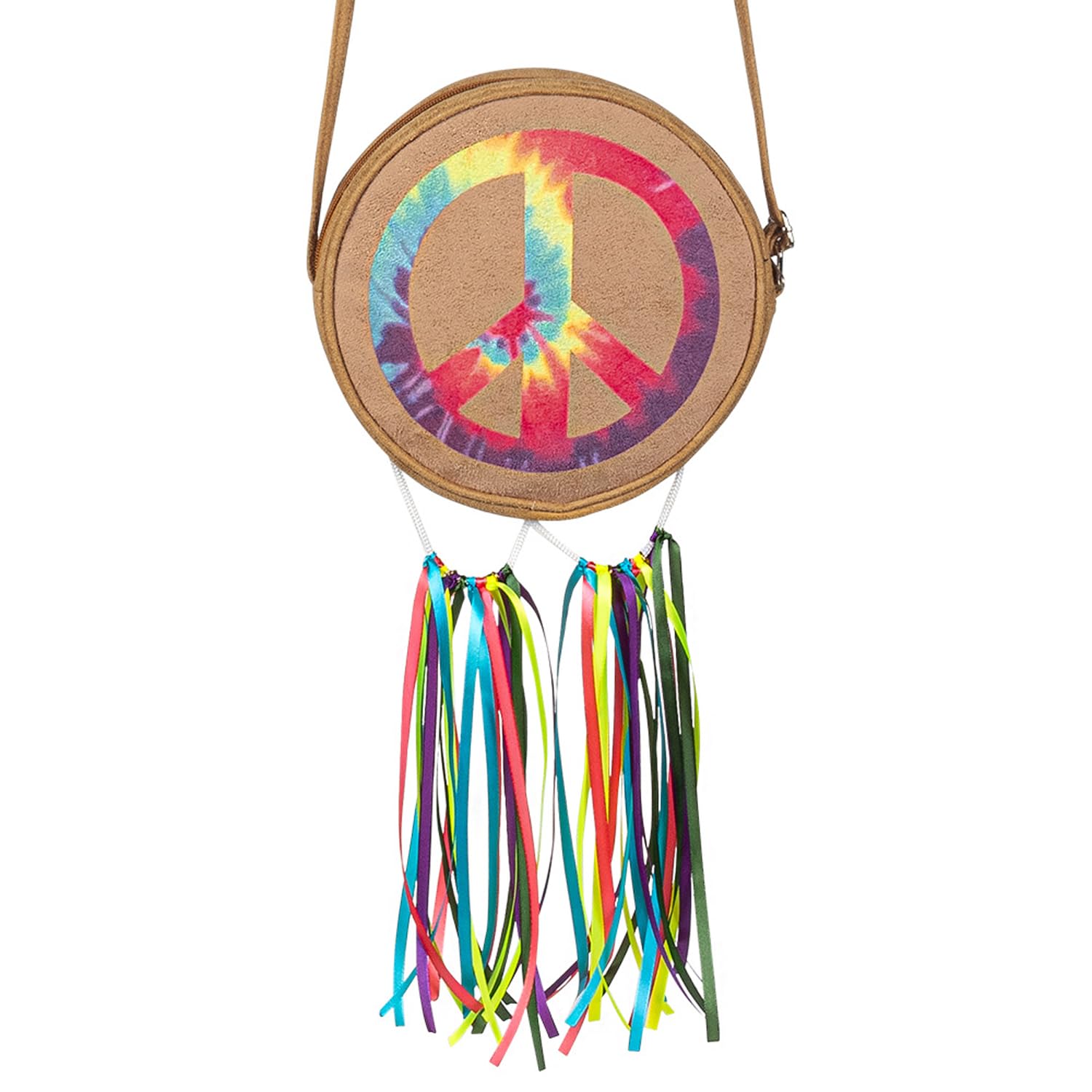 boland-accessories-melody-hippie-tasche-peace-22-cm-rund image 4