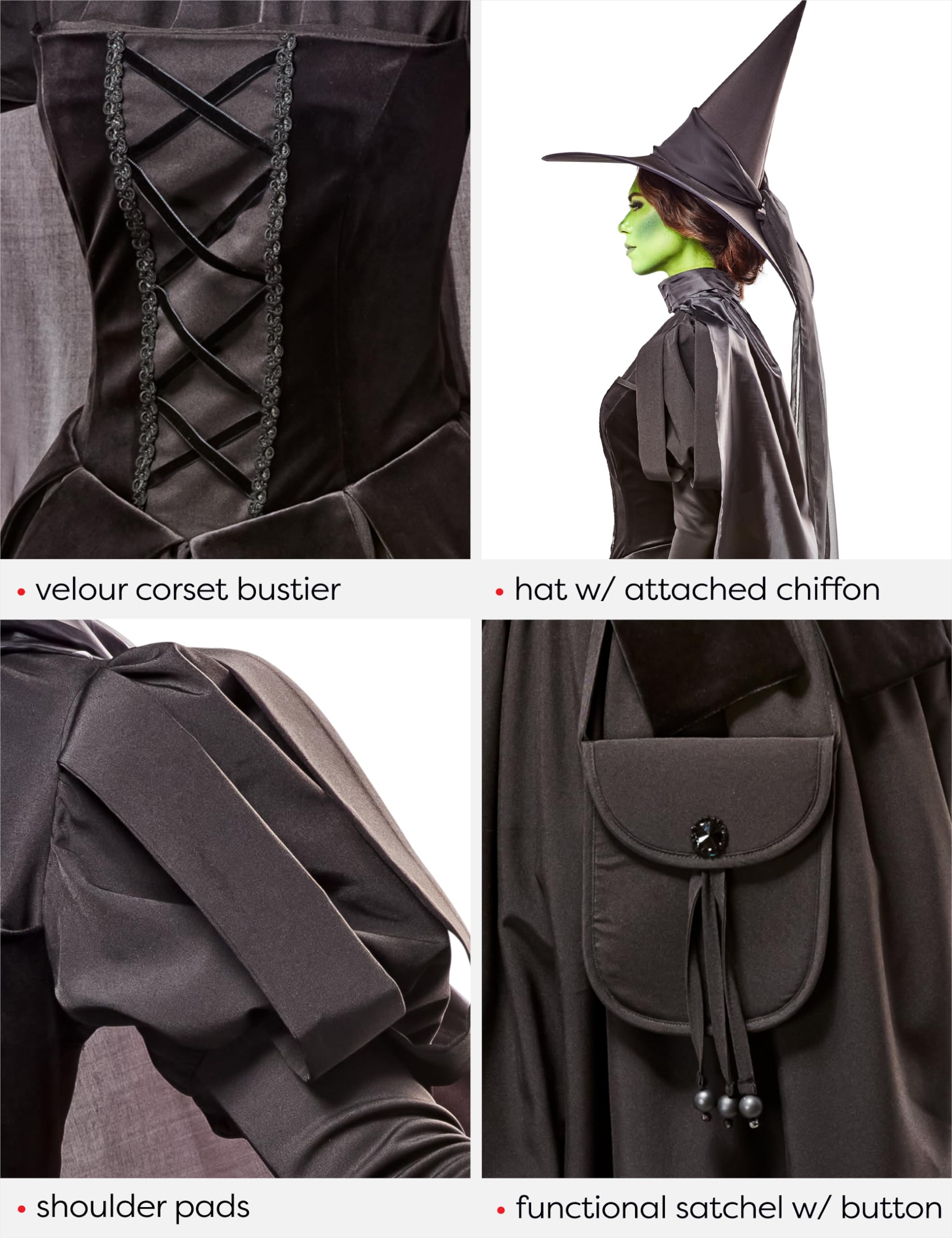 rubie-s-deluxe-wicked-witch-hexenkost-m-damen-l-kleid image 6