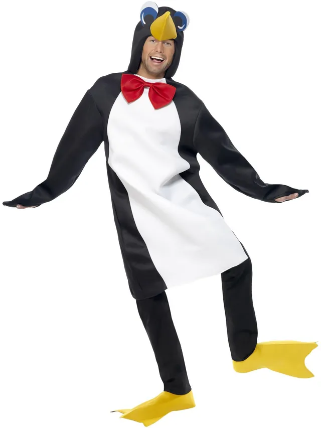 smiffys-fever-pinguin-kost-m-overall-fliege image 1