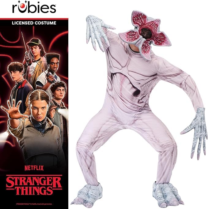 rubie-s-deluxe-stranger-things-demogorgon-herrenkostuem-overall-maske image 5