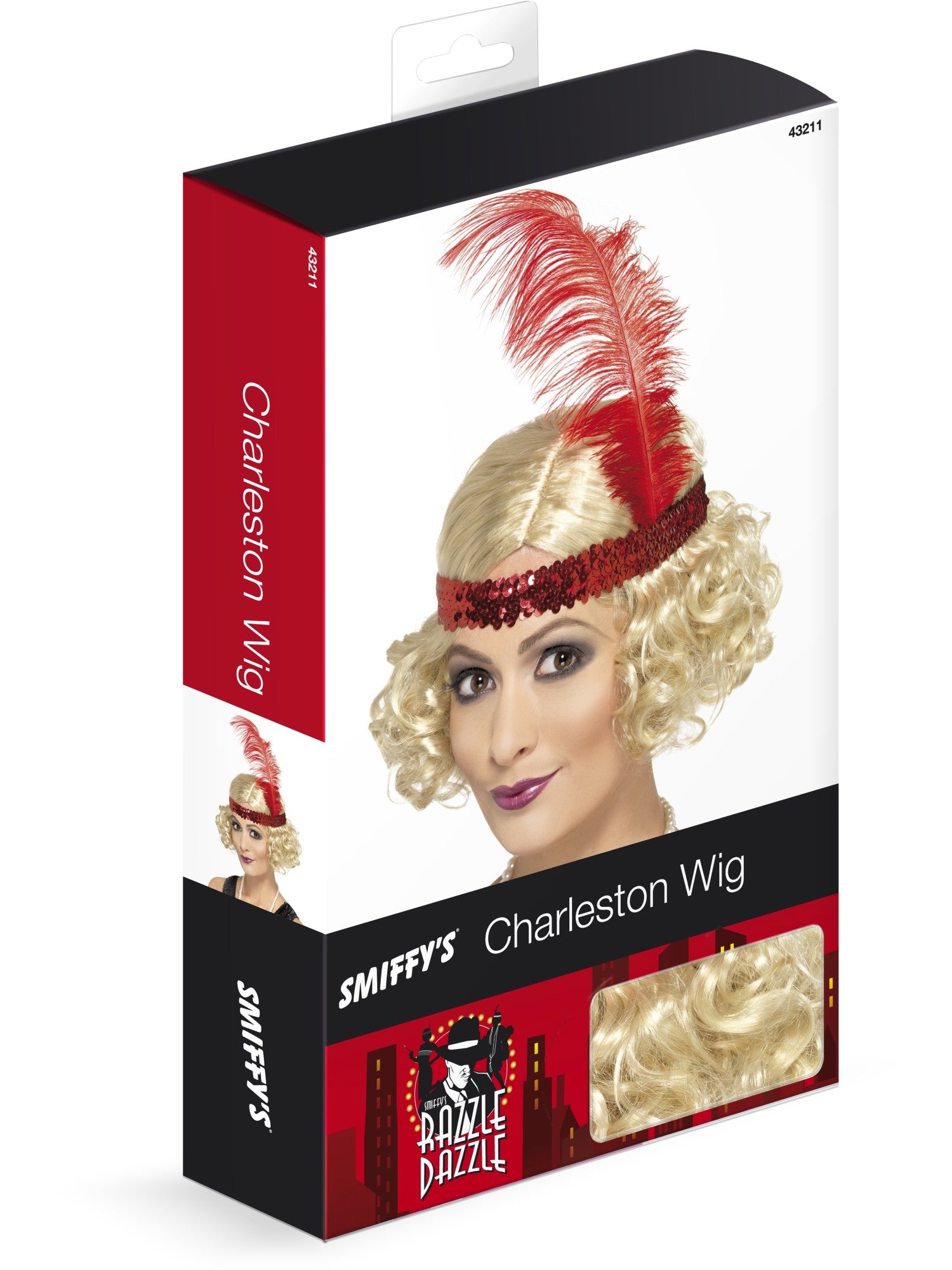 smiffys-fever-charleston-per-cke-blond-mit-stirnband image 2