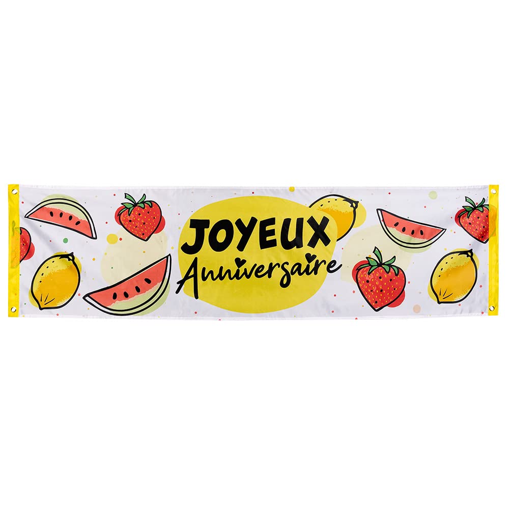 boland-decorations-joyeux-anniversaire-banner-50x180-obst-polyester image 1