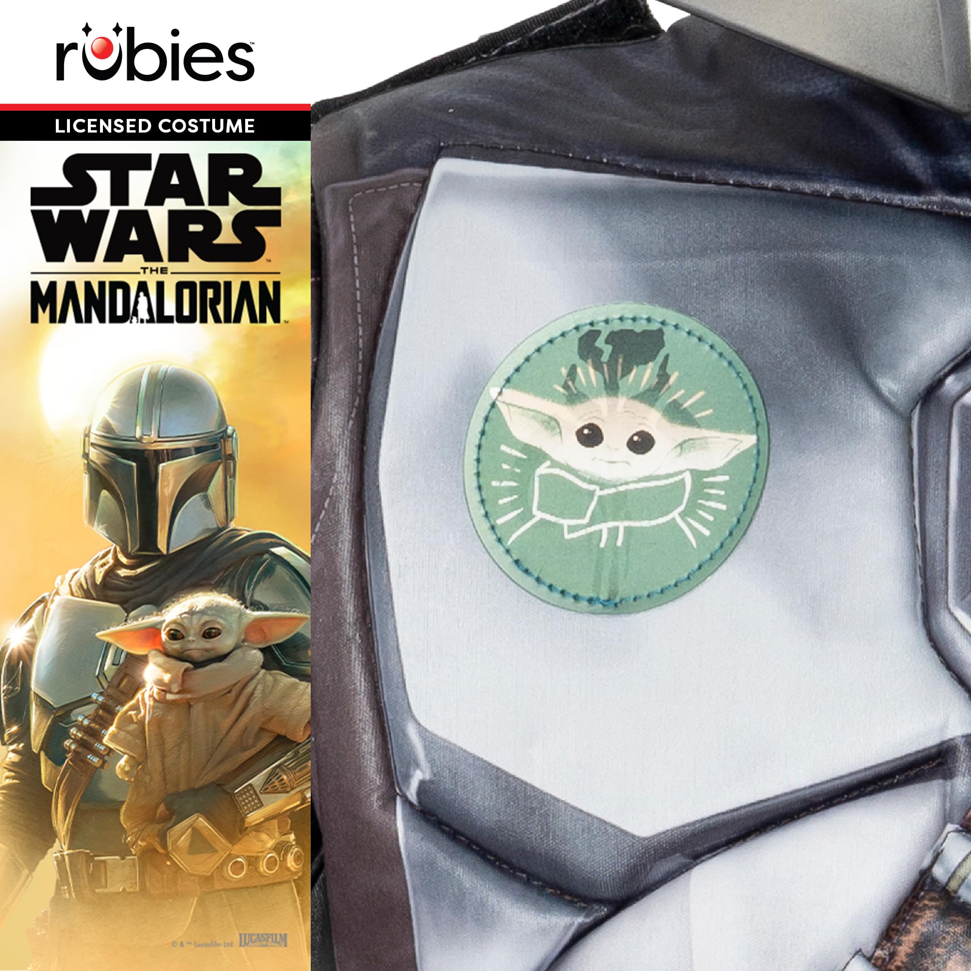 rubie-s-deluxe-mandalorian-kost-m-kinder-8-10-jahre image 5