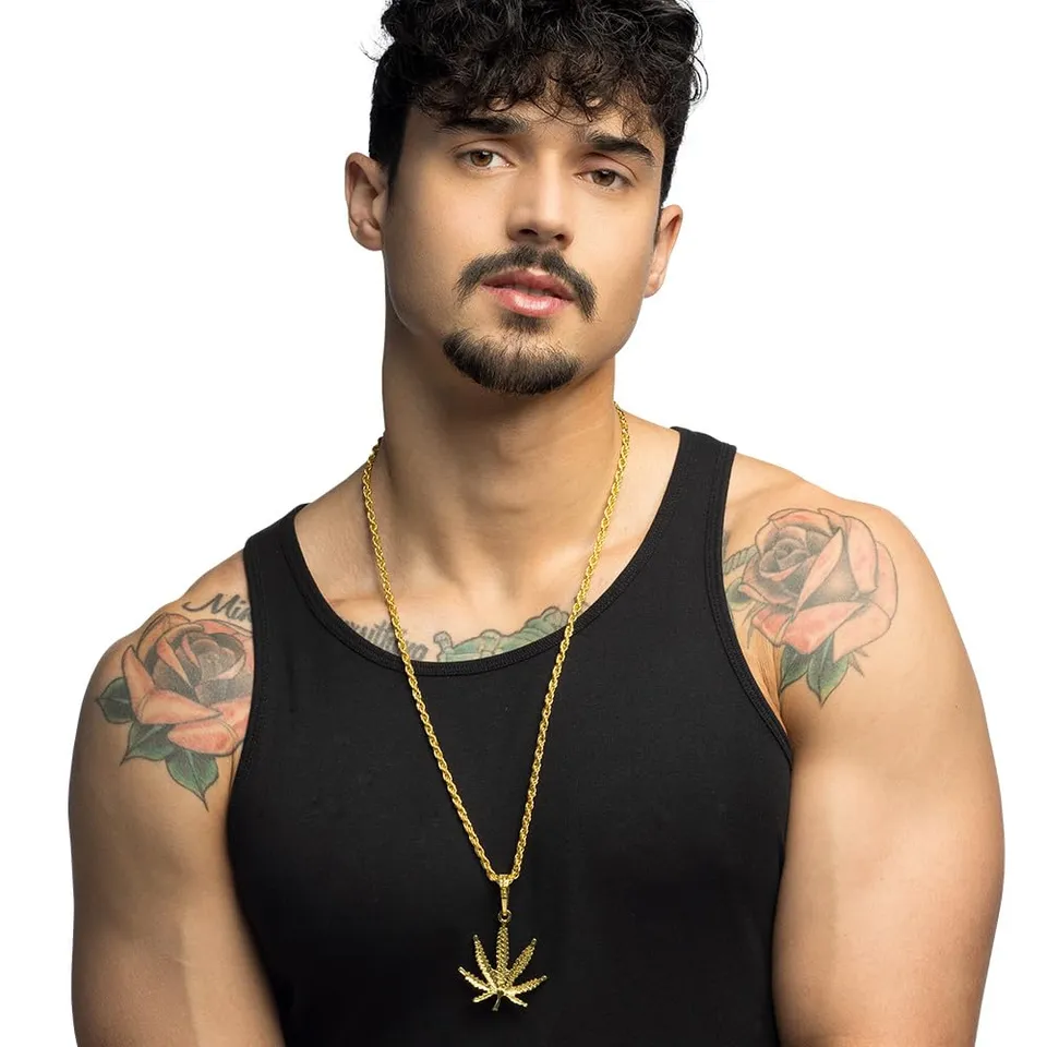 boland-accessories-hanfblatt-halskette-gold-bob-marley image 1