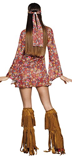 boland-hippie-hottie-kost-m-36-38-flower-power-rot image 6