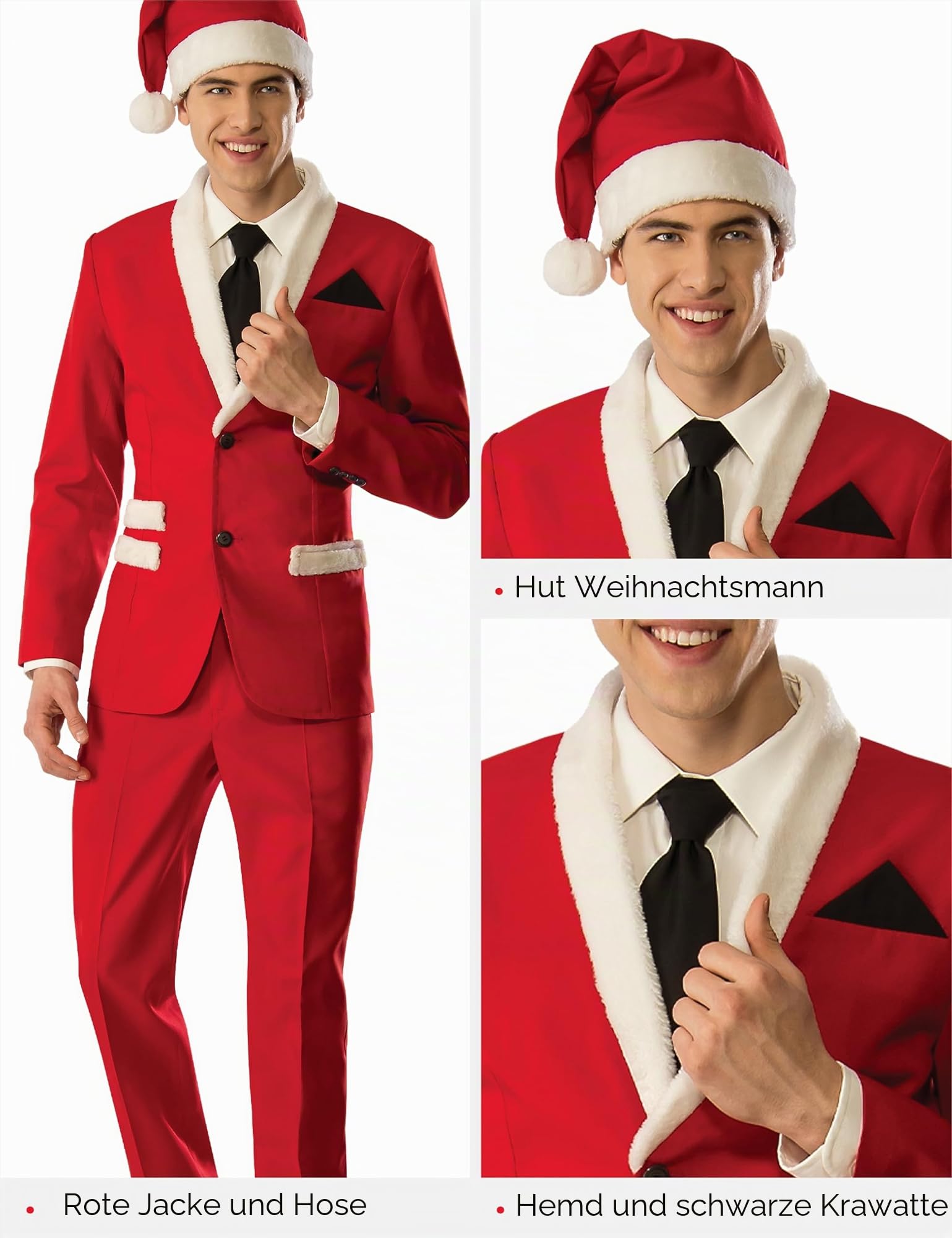 rubie-s-deluxe-weihnachtsmann-kost-m-herren-rot-elegant image 4