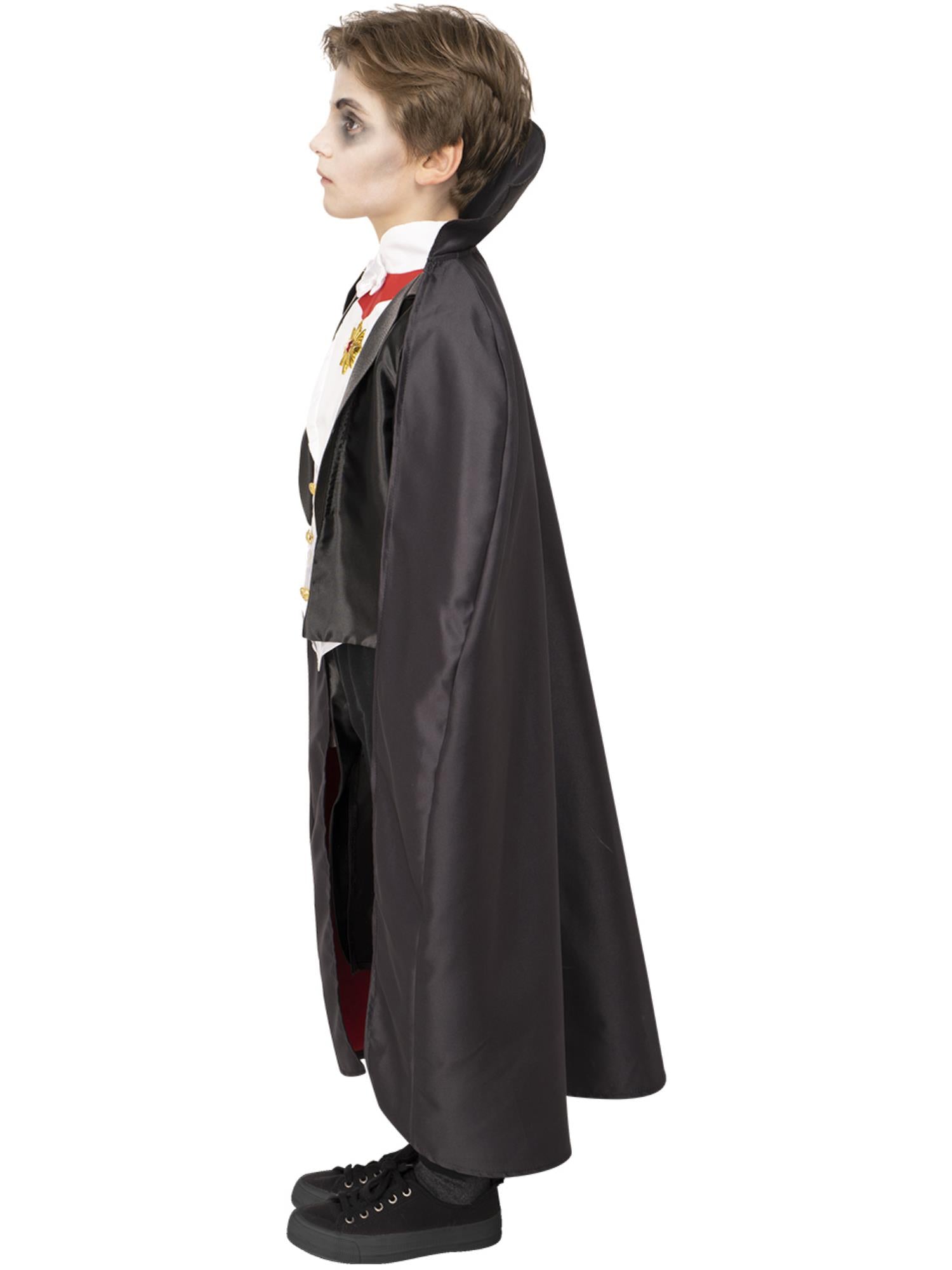 smiffys-fever-dracula-kost-m-kinder-vampir-s-4-6-umhang image 2