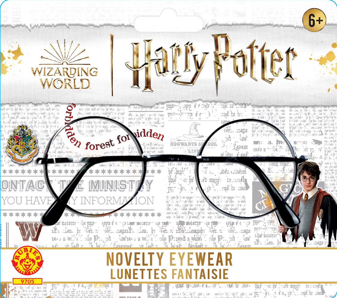 rubies-harry-potter-brille-rund-zauberer-accessoire-schwarz image 2