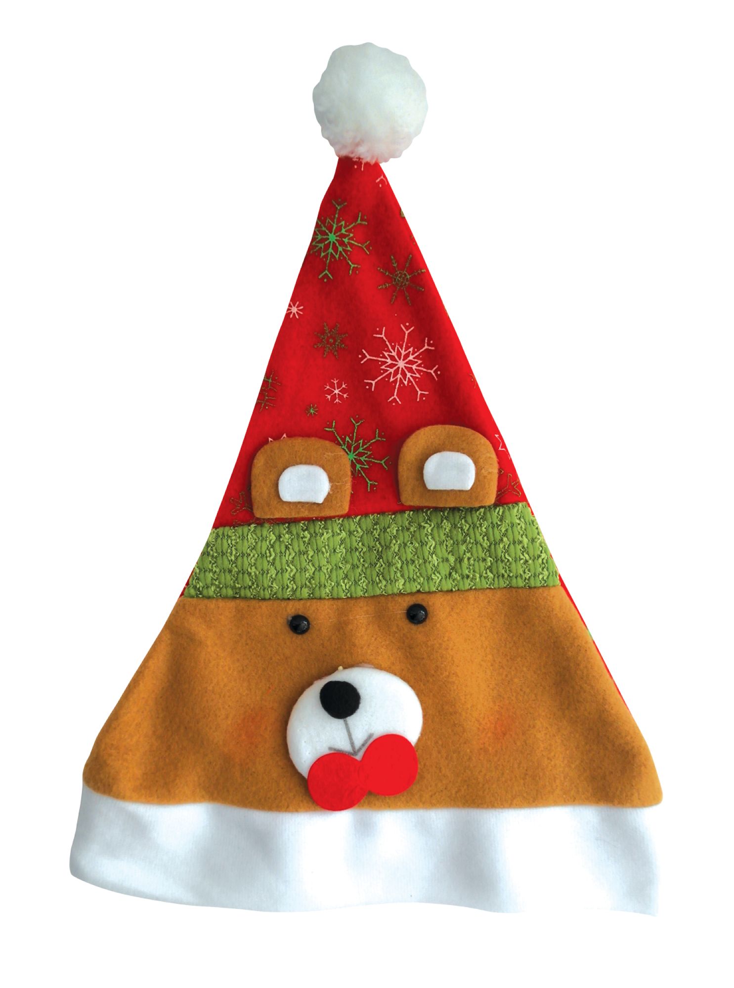 rubies-ourson-de-no-l-weihnachtsm-tze-b-r-mit-pompon image 1
