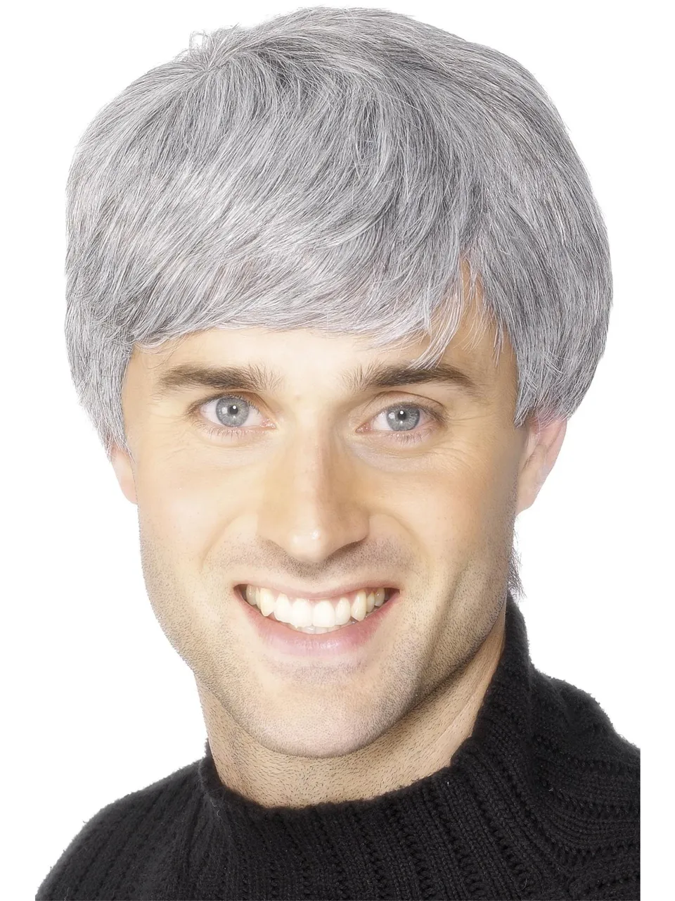 smiffys-fever-corporate-wig-per-cke-grau-herren image 1