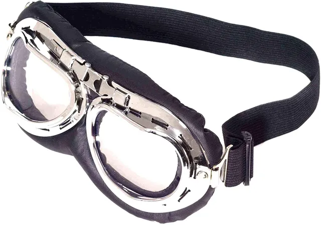 bristol-novelty-ac5476-steampunk-pilotenbrille-schwarz image 1