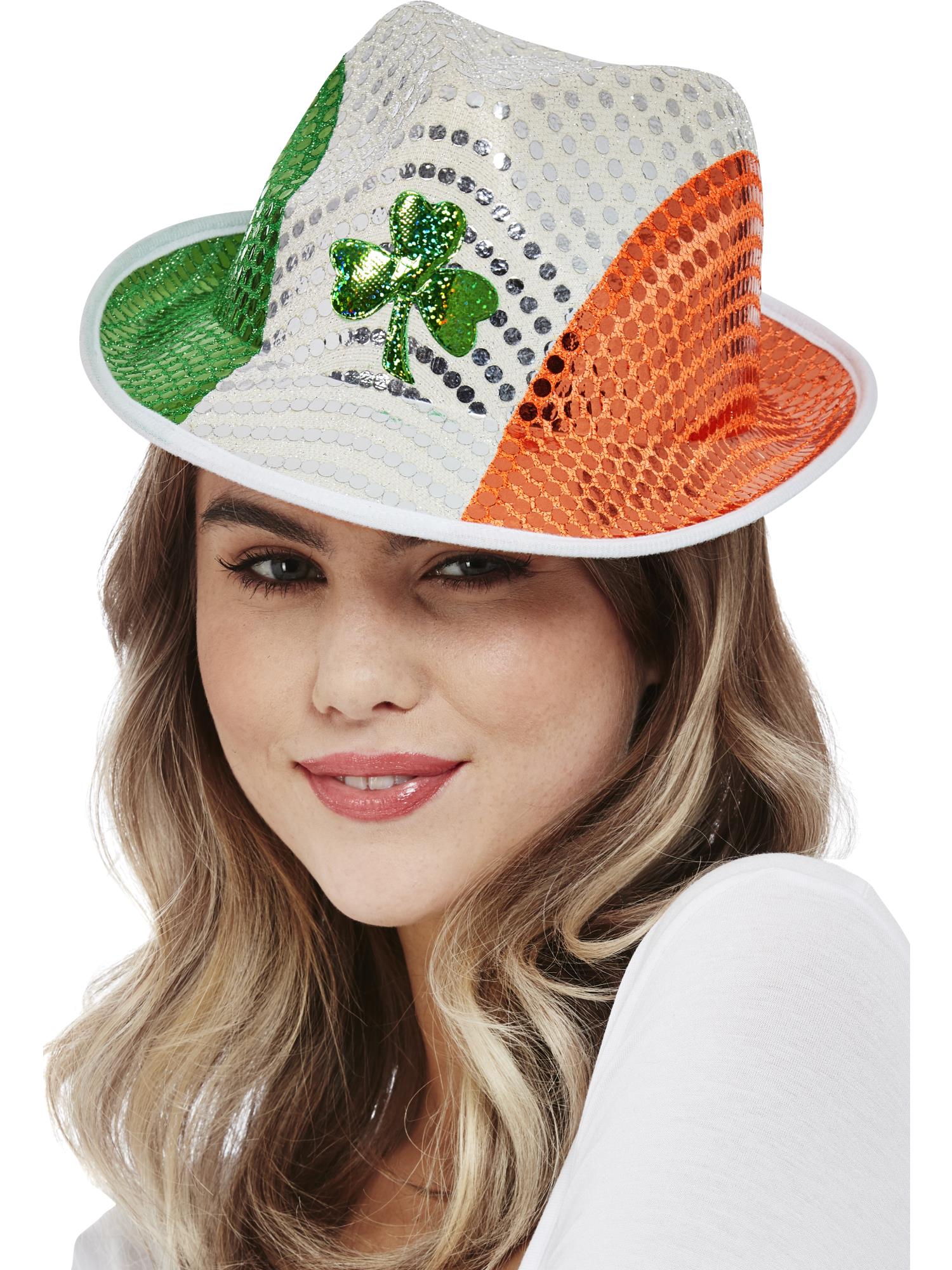 smiffys-fever-paddy-s-day-trilby-hut-irland-pailletten image 1