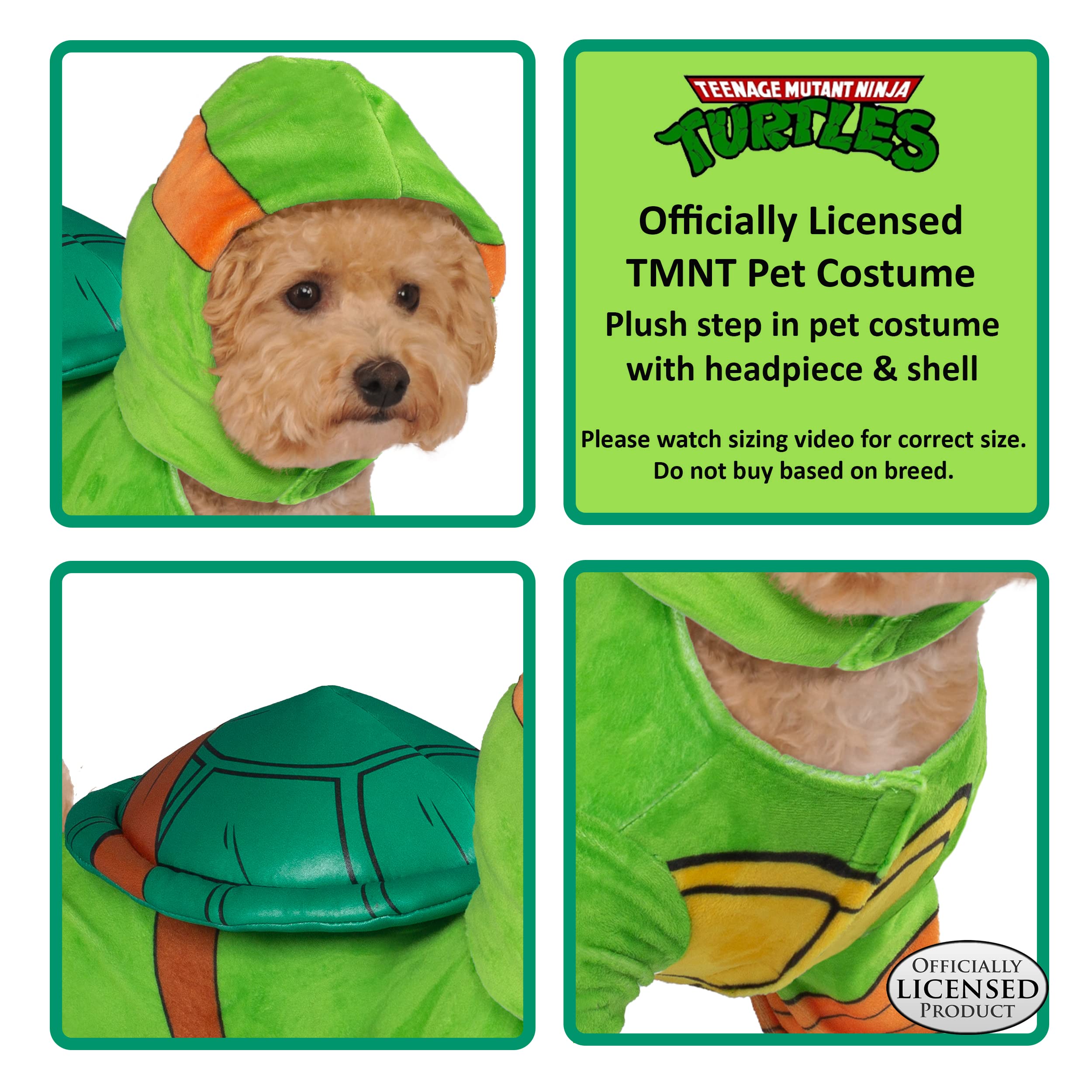 rubie-s-deluxe-tmnt-michelangelo-haustierkost-m-hund-m image 2