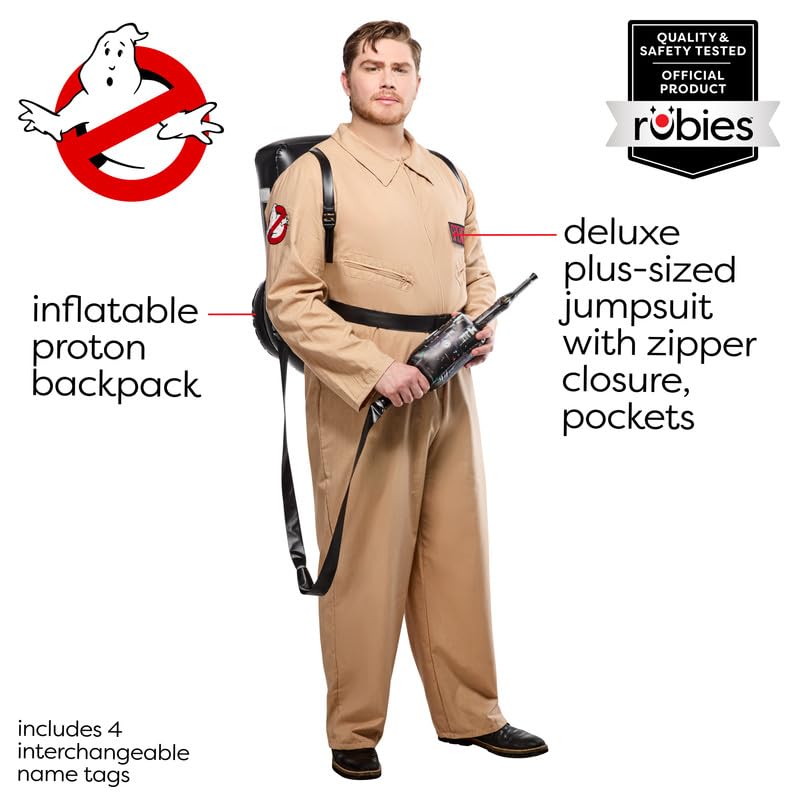 rubie-s-deluxe-ghostbusters-herren-kost-m-overall-rucksack image 4