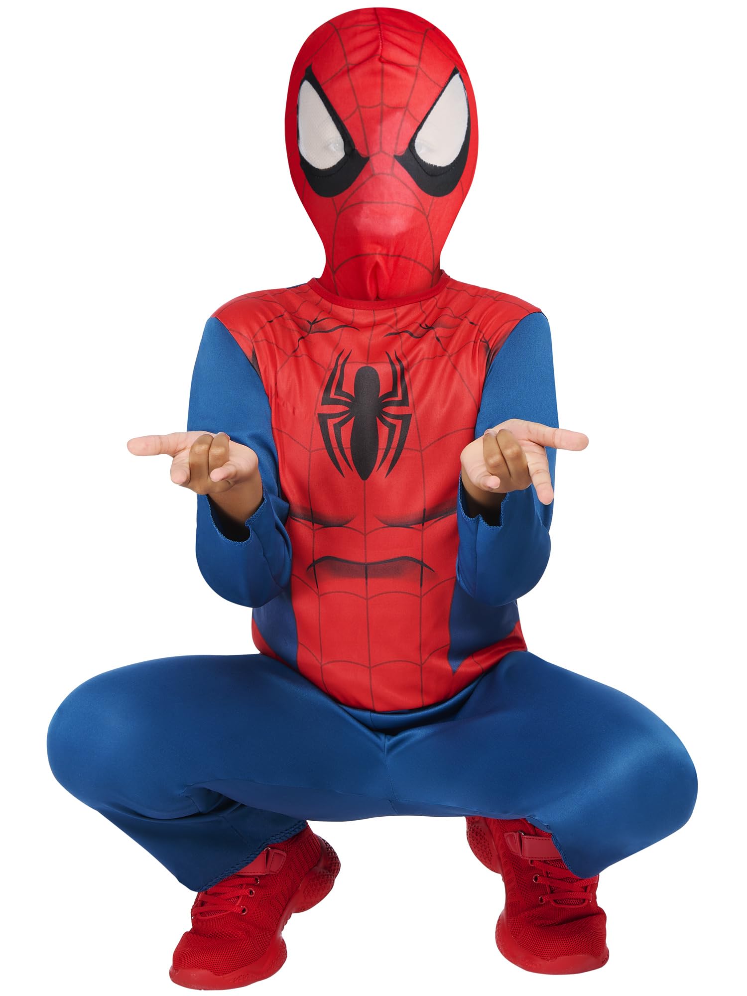 rubie-s-deluxe-spiderman-kost-m-kinder-rot-blau-7-8-jahre image 6