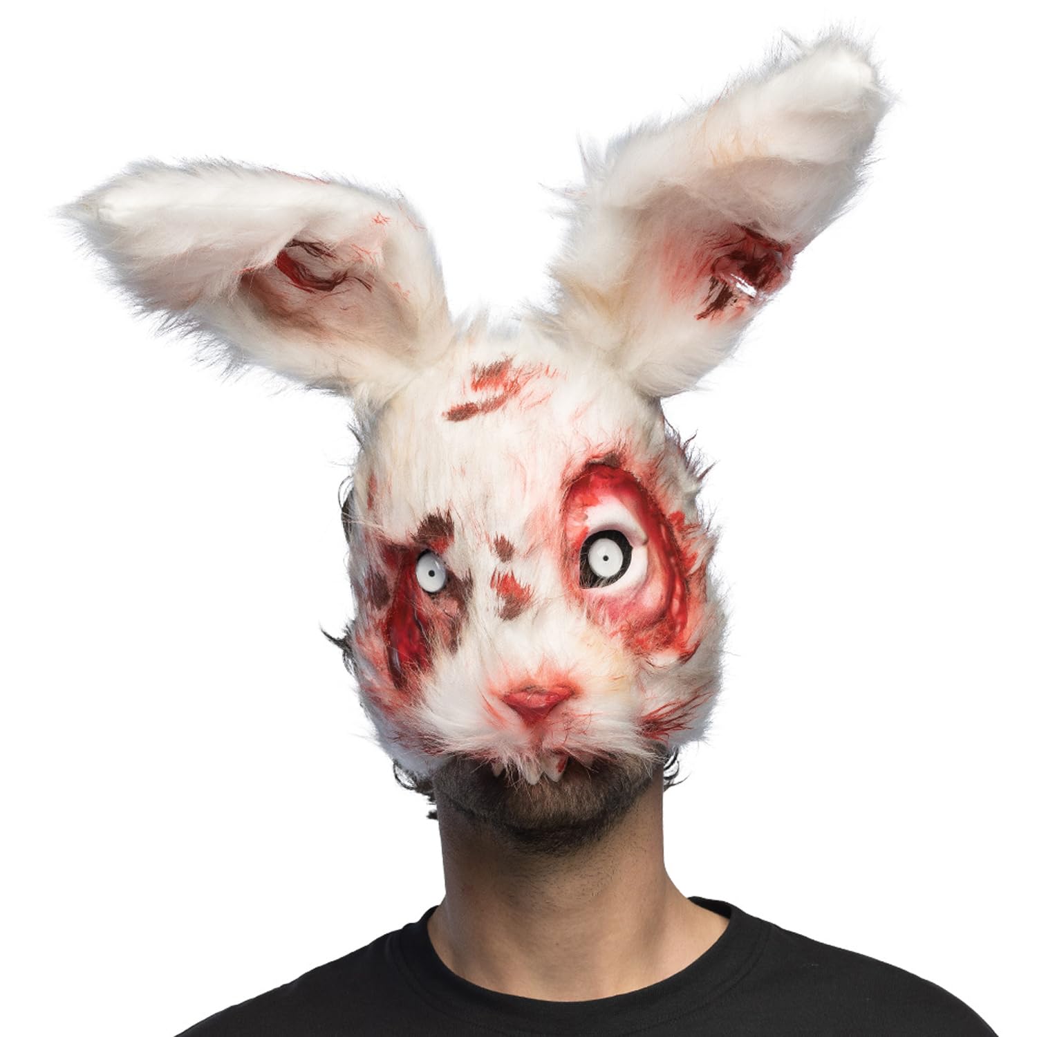 boland-72345-tiermaske-blutiges-kaninchen-halbmaske-pl-sch image 1