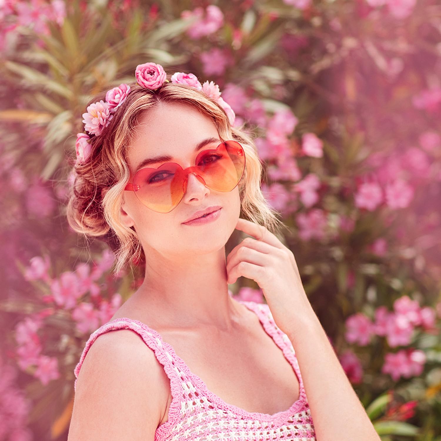 boland-partybrille-love-peace-hippie-3-teilig image 5