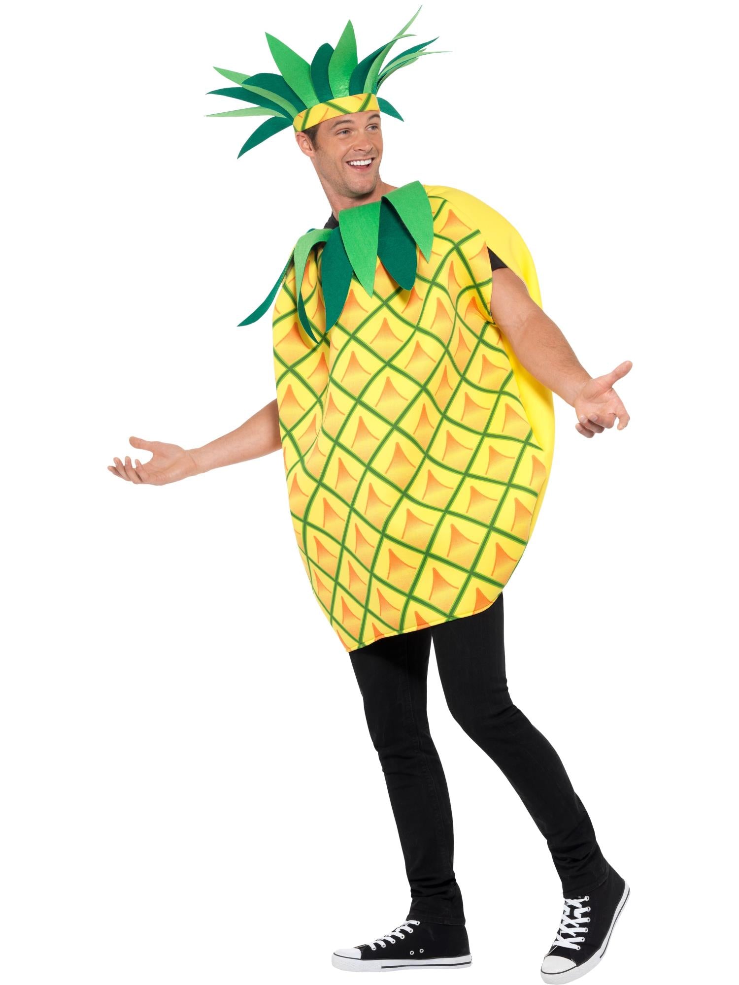 smiffys-fever-ananas-kost-m-gelb-tabard-unisex image 3