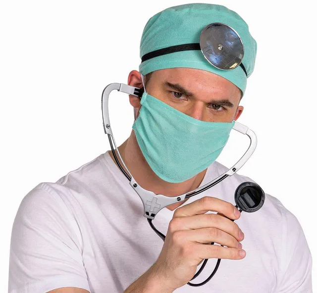 rubie-s-deluxe-doktor-set-4tlg-kost-m-zubeh-r image 1