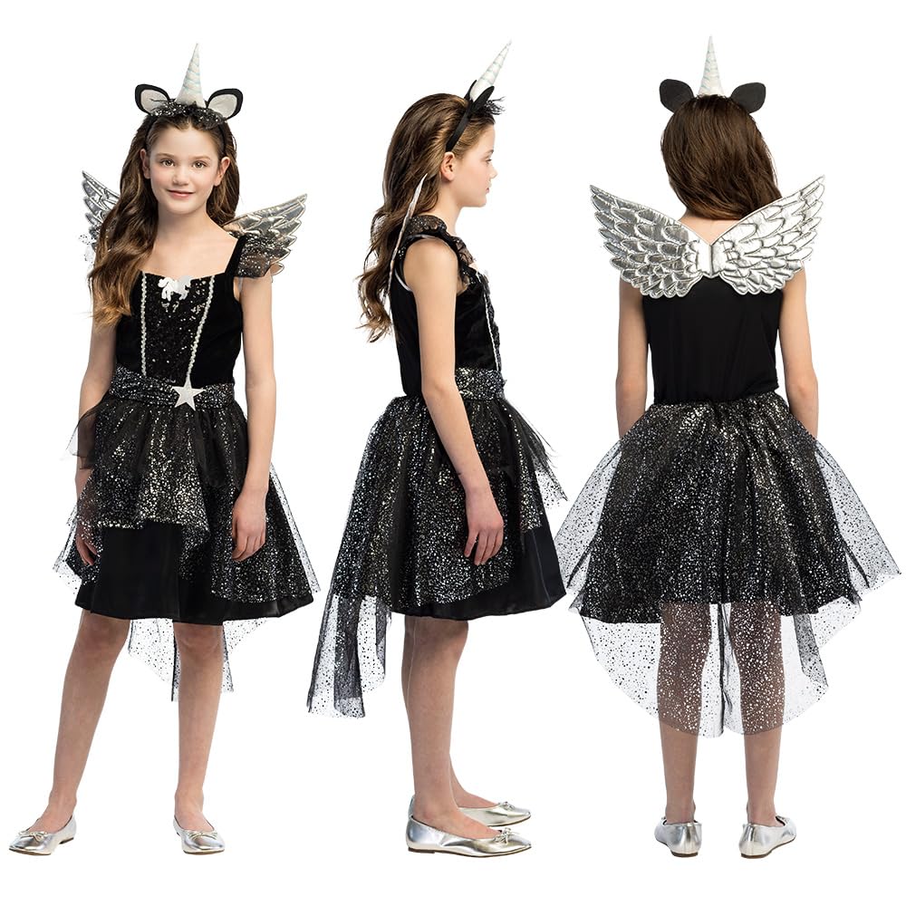 boland-dark-unicorn-kinderkost-m-4-6-jahre-mit-fl-geln image 2