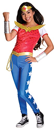 rubie-s-deluxe-620716-wonder-woman-kinderkost-m-mehrfarbig-m image 4
