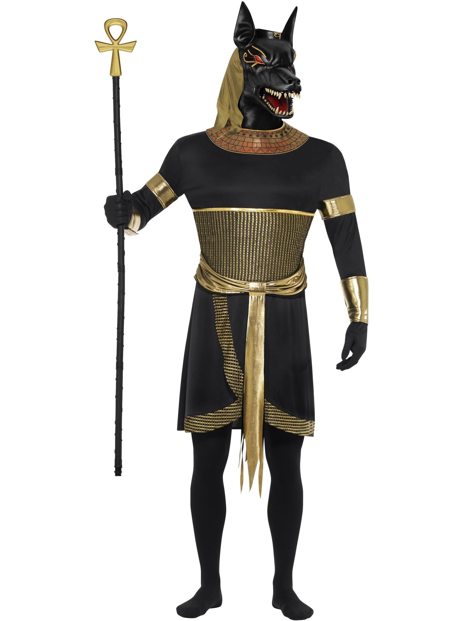 smiffys-fever-anubis-the-jackal-herren-kost-m-schwarz image 1