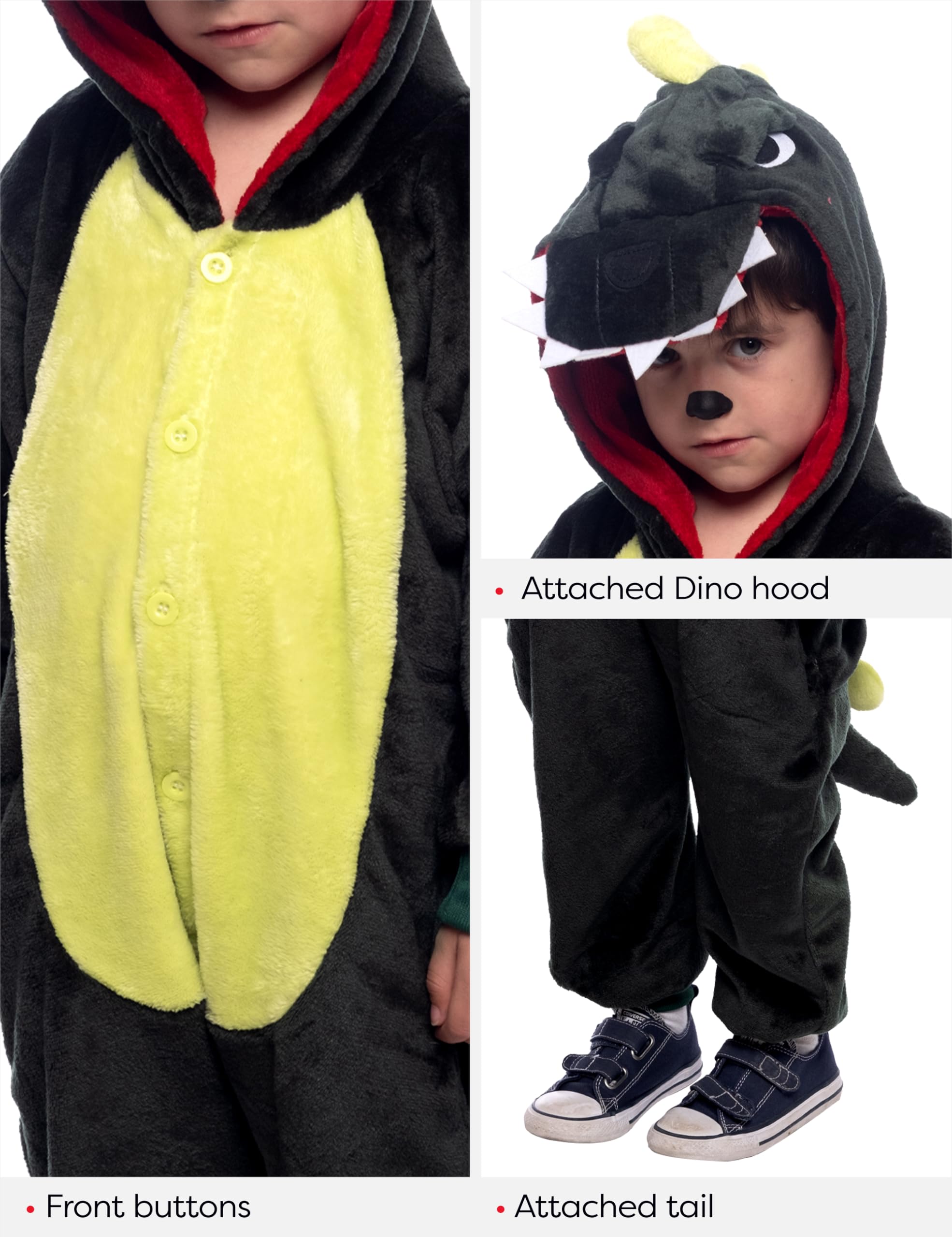 rubie-s-deluxe-dinosaurier-kost-m-kinder-jumpsuit image 4