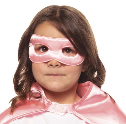 rubies-capes-superhelden-cape-umhang-rosa-mit-maske image 3