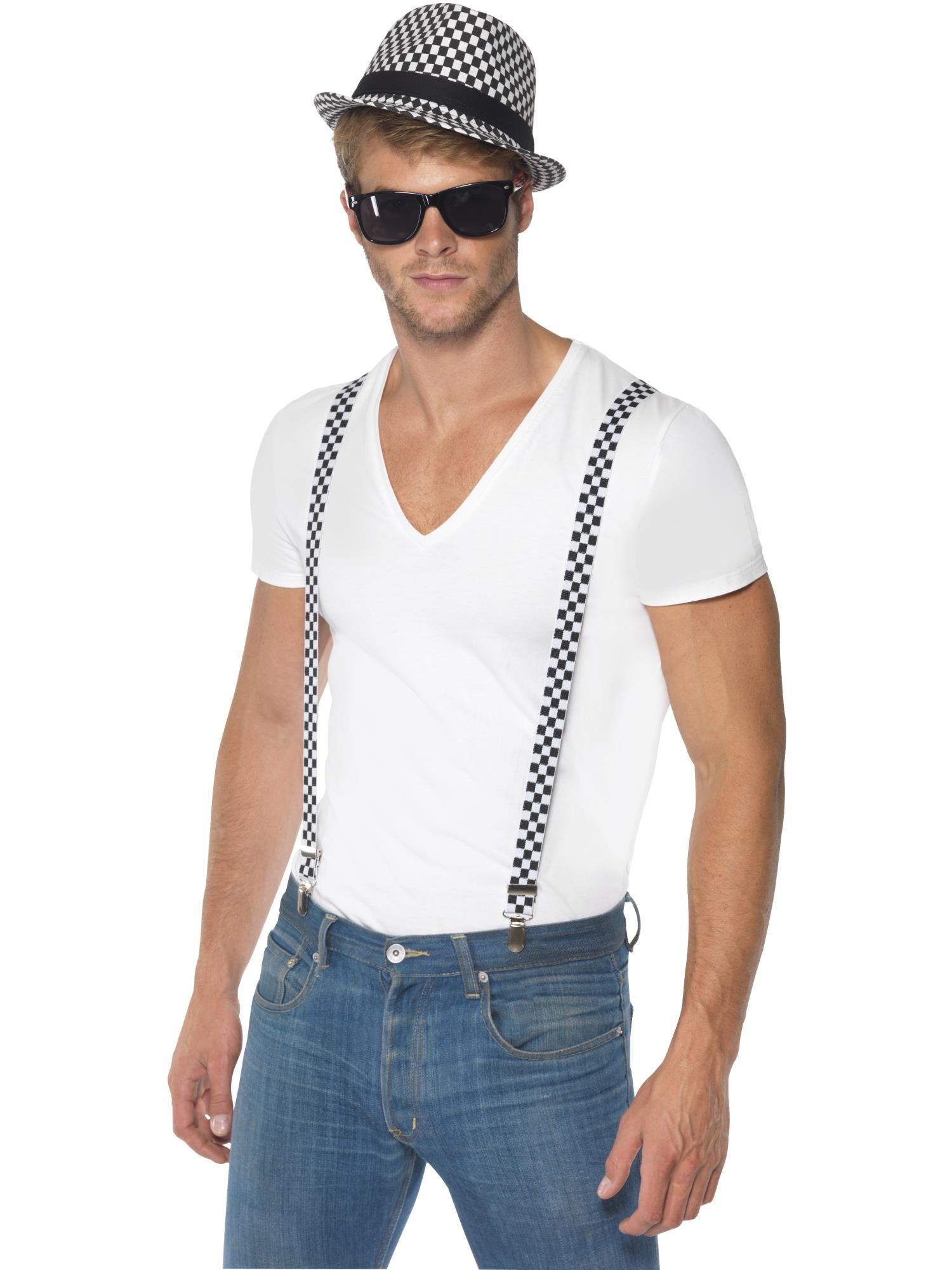 smiffys-fever-ska-kost-m-set-schwarz-weiss-mit-hut-herren image 4