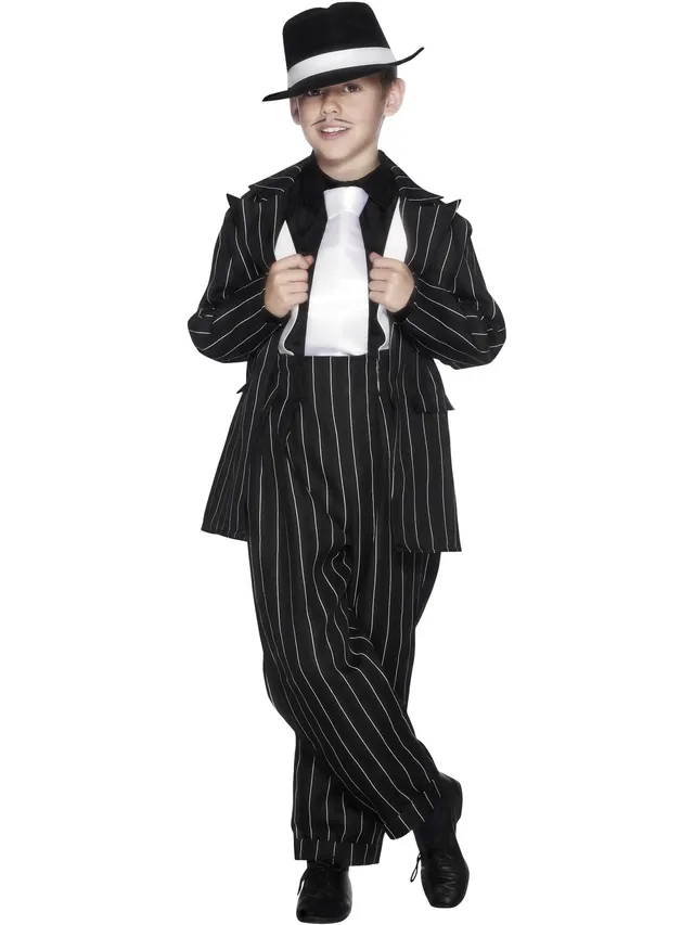 smiffys-fever-zoot-suit-kost-m-jungen-m-schwarz-wei image 1