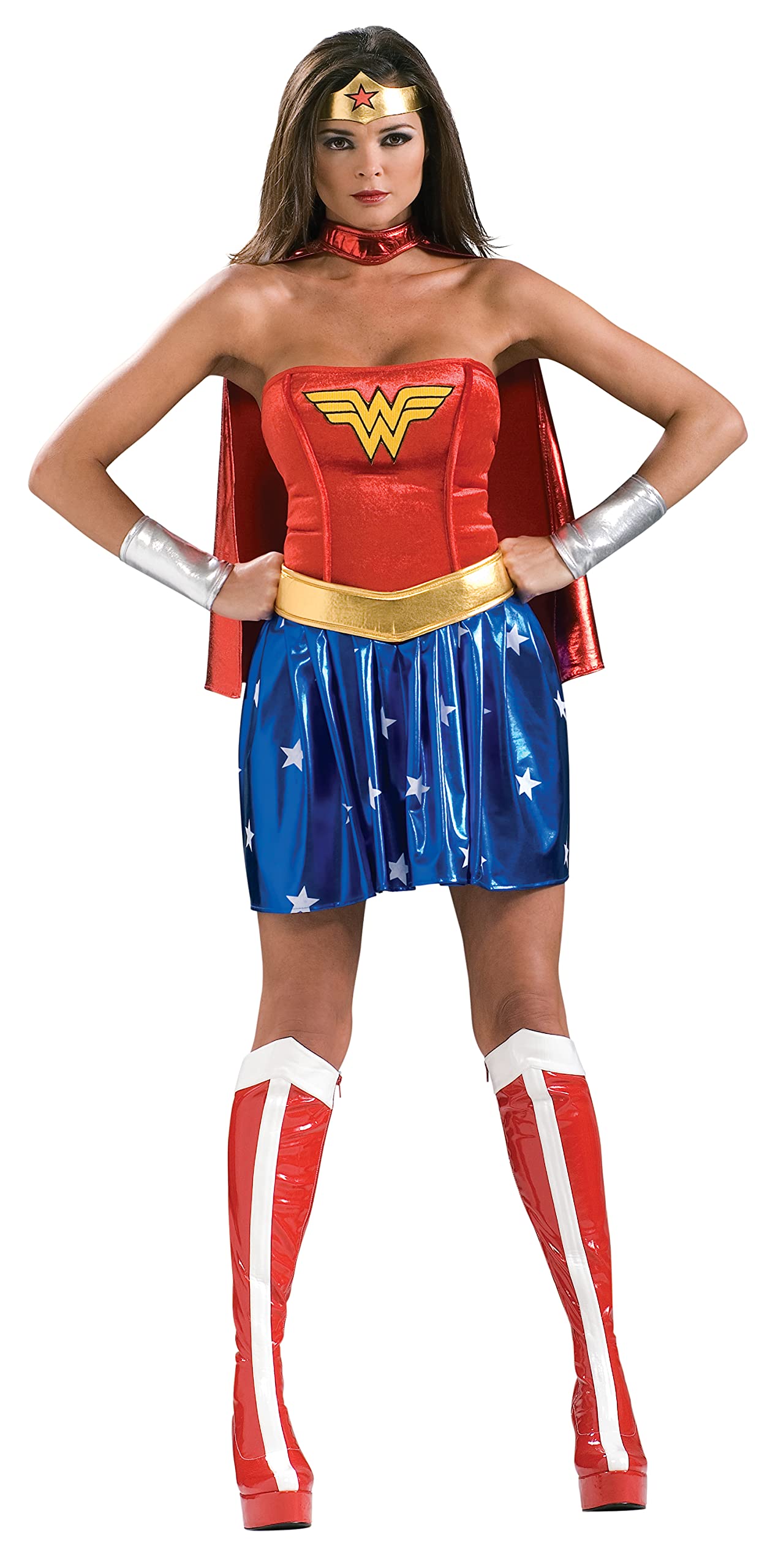 rubie-s-deluxe-wonder-woman-kost-m-xs-gold-damen-gr-xs image 2