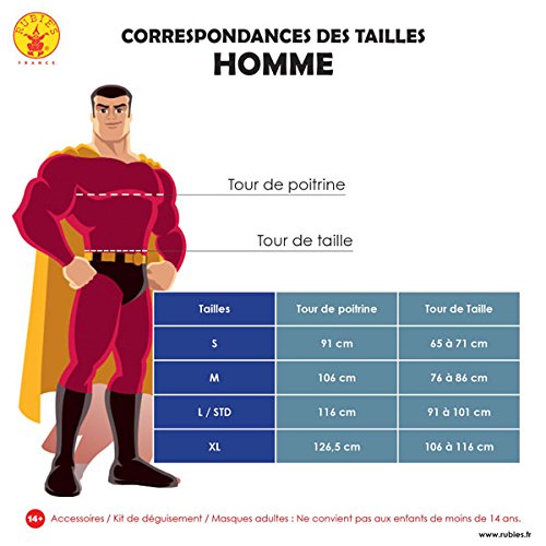 rubie-s-deluxe-marvel-iron-man-kost-m-herren-xl-820957 image 3