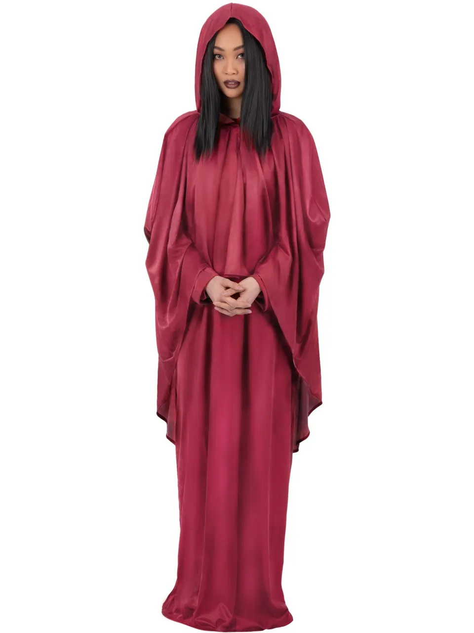 smiffys-fever-okkult-kost-m-kapuzenrobe-bordeaux-unisex image 1