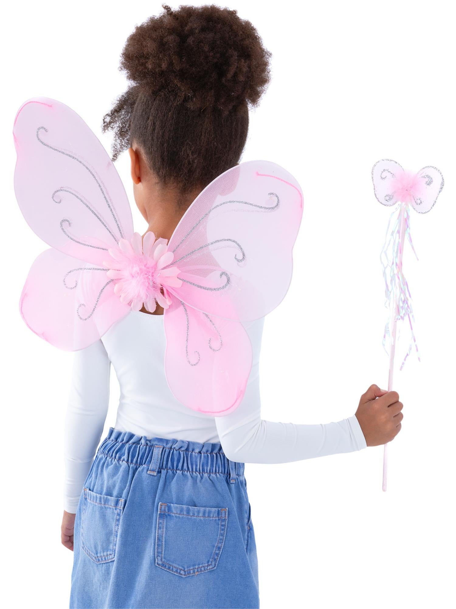 smiffys-fever-schmetterling-fl-gel-stab-rosa-kinder image 4