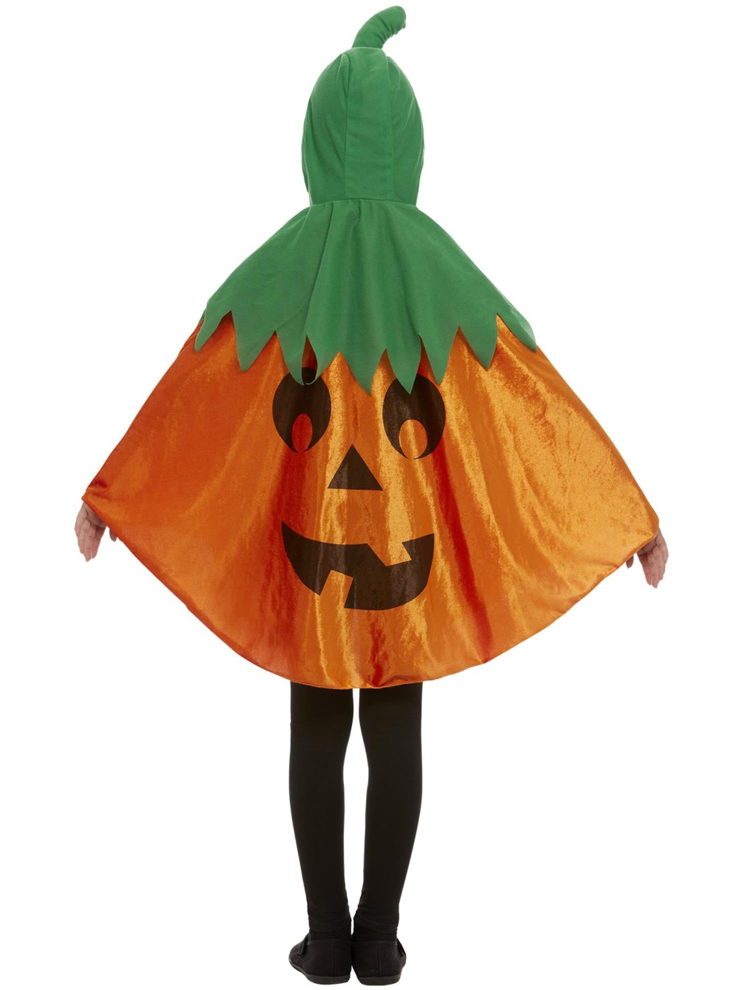 smiffys-fever-k-rbis-cape-kinder-orange-mit-kapuze image 2