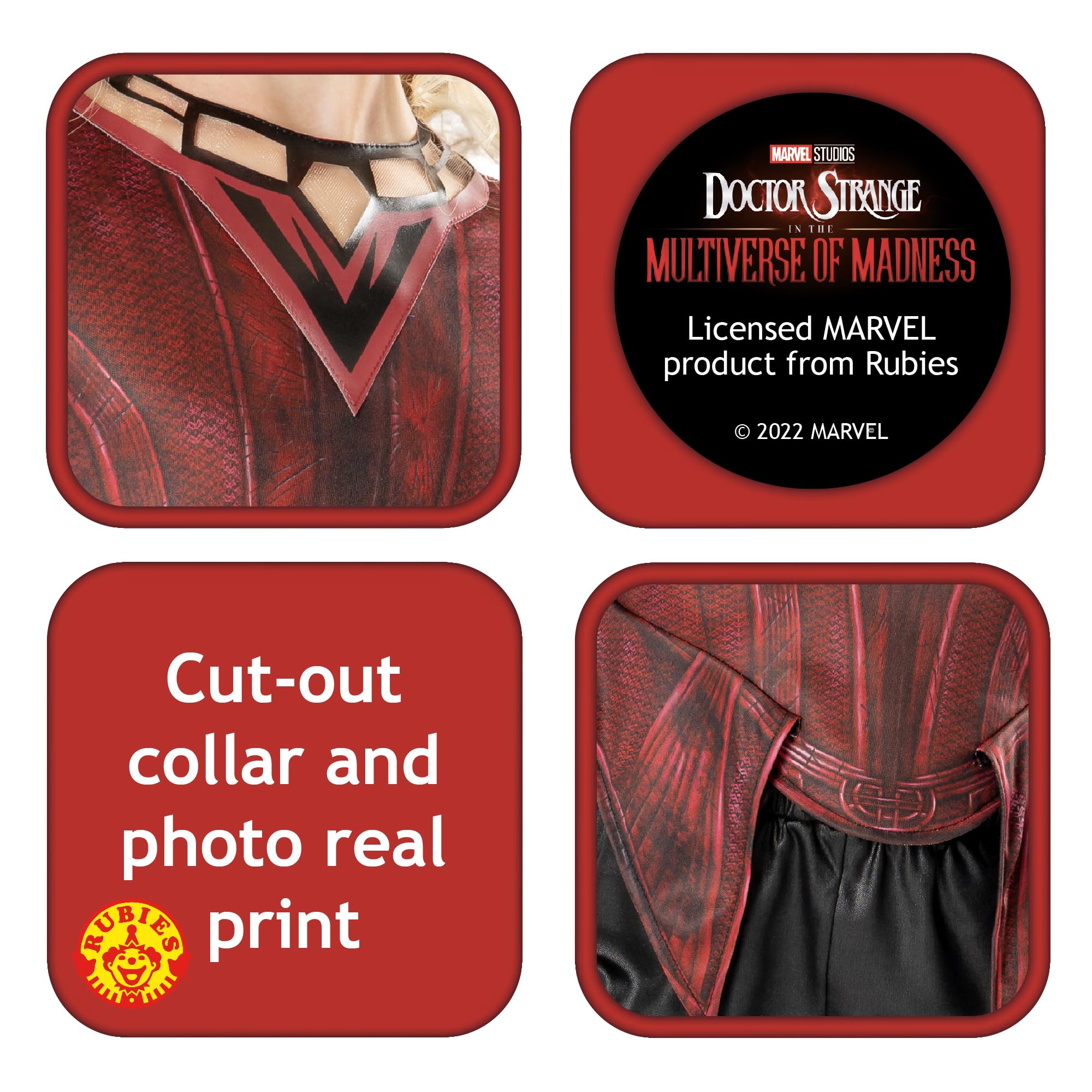 rubie-s-deluxe-scarlet-witch-kinderkost-m-3-4-jahre-hexe image 3
