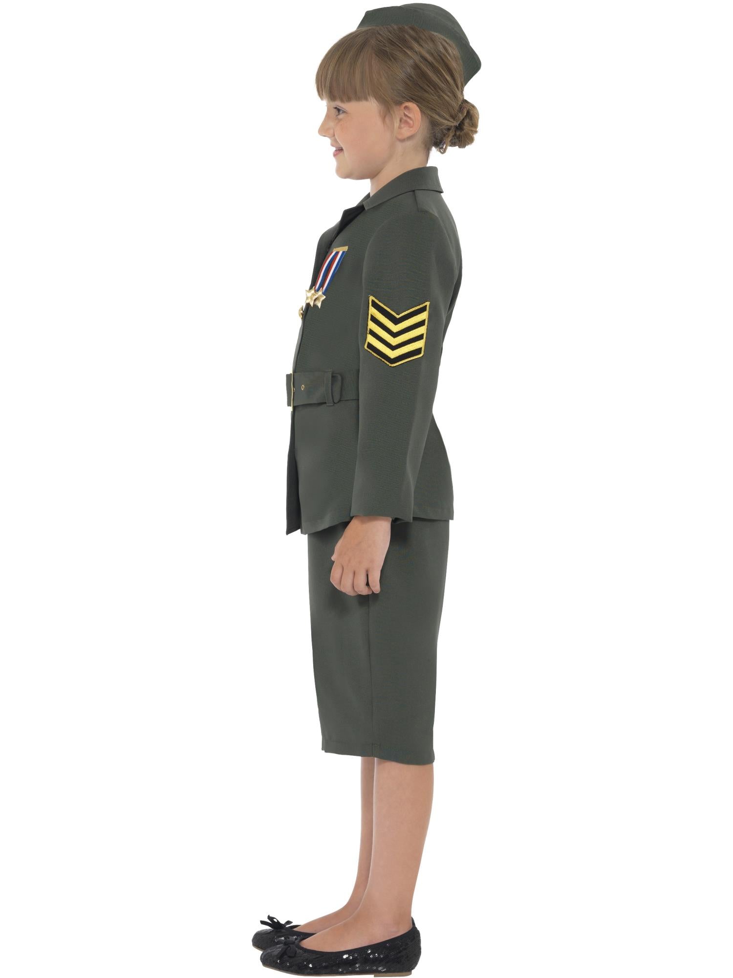 smiffys-fever-41104-armee-kost-m-m-dchen-khaki-m image 3