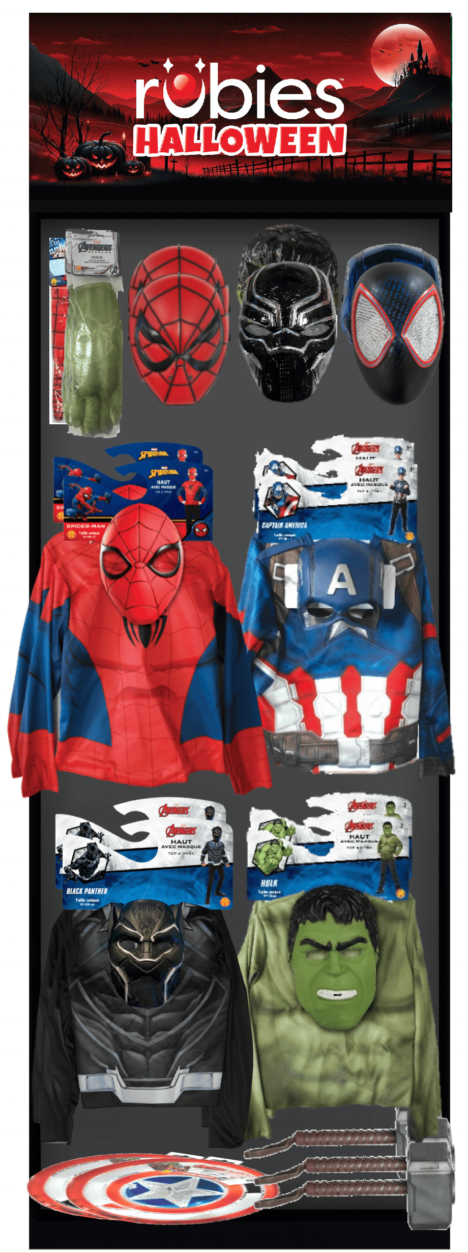 rubies-marvel-verkaufsst-nder-display-70x40x230cm image 1
