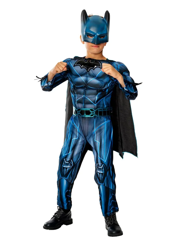 rubie-s-deluxe-batman-bat-tech-kost-m-kinder-mit-maske-umhang image 1