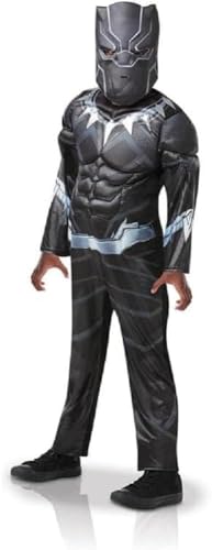 rubie-s-deluxe-black-panther-kinderkost-m-5-6-jahre-avengers image 4