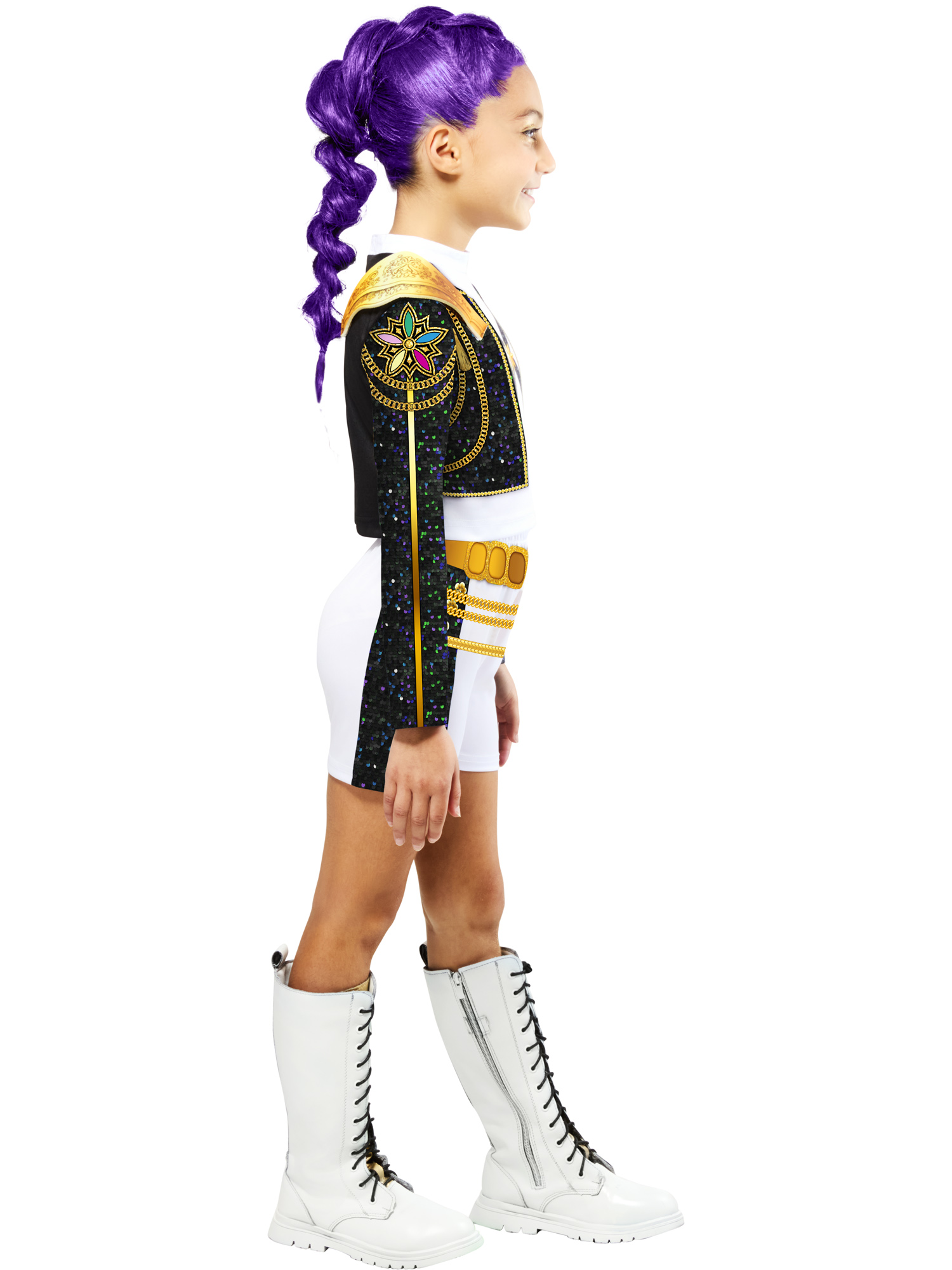 rubies-rumi-gold-kost-m-kpop-demon-hunters-jacke-shorts image 3