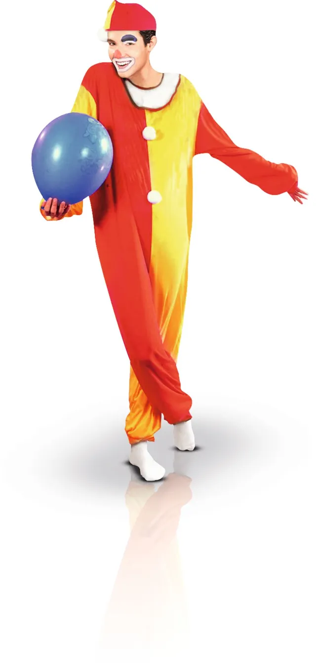 rubies-d-guisements-clown-kost-m-herren-gelb-rot-einheitsgr image 1