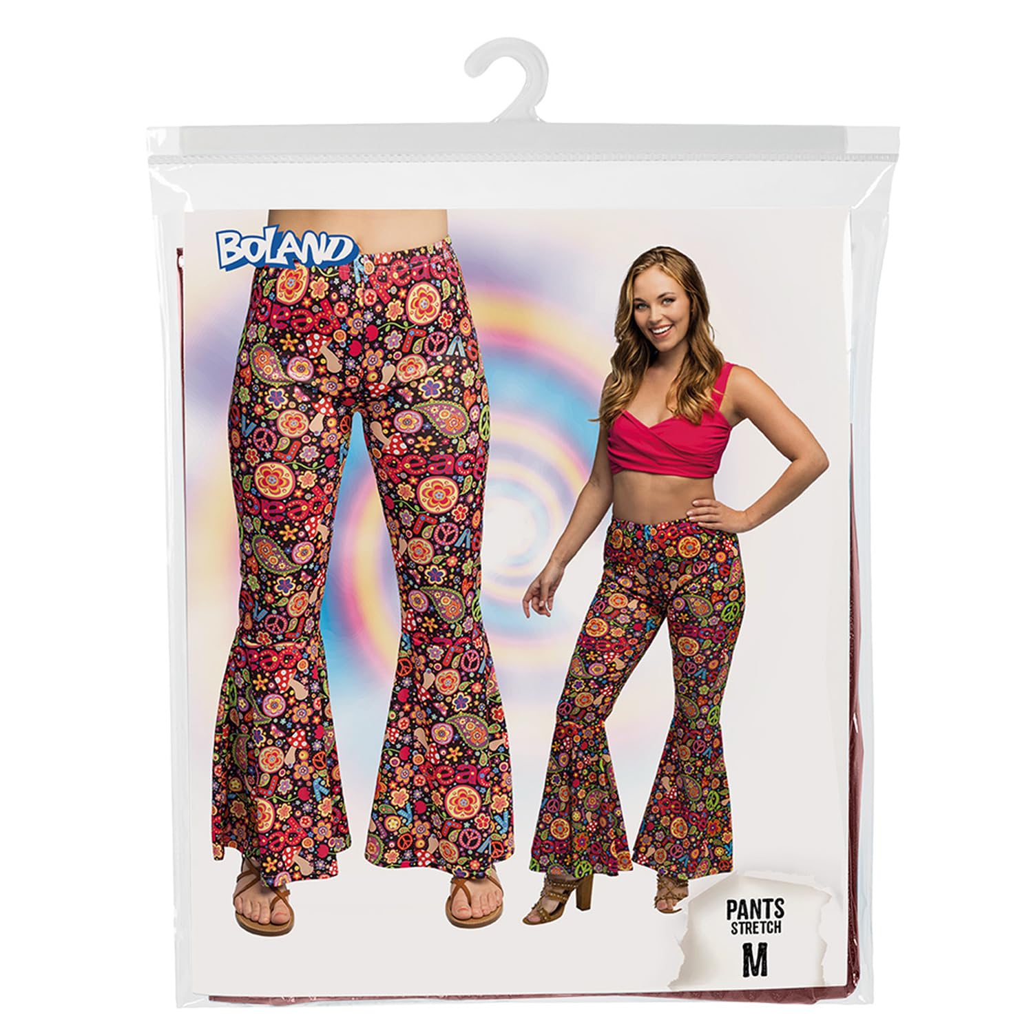 boland-flower-power-schlaghose-herren-l-xl-retro image 4