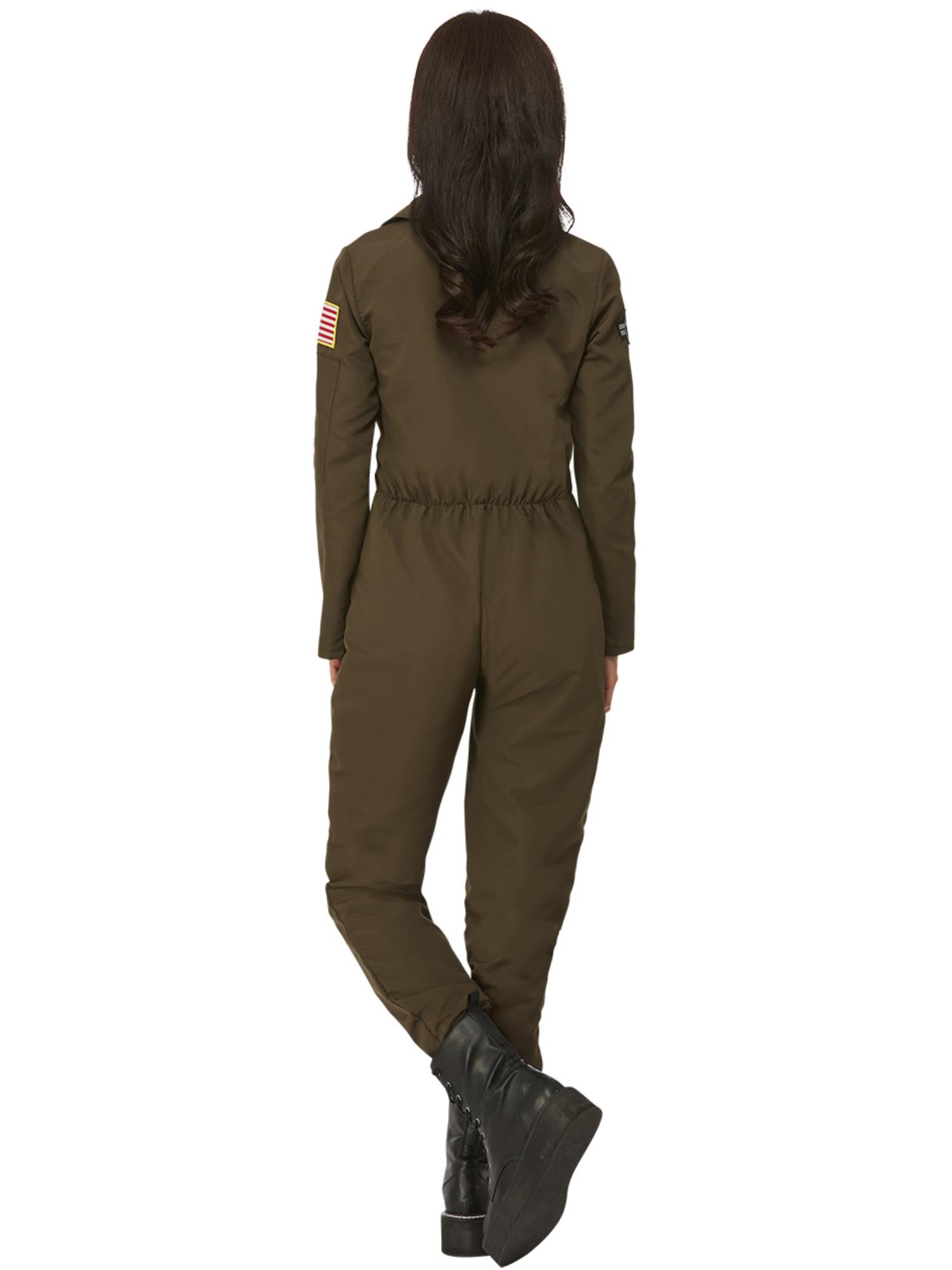 smiffys-fever-top-gun-maverick-pilotenkost-m-damen-gr-n image 2