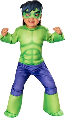 rubie-s-deluxe-hulk-kost-m-kinder-2-3-jahre-marvel image 8
